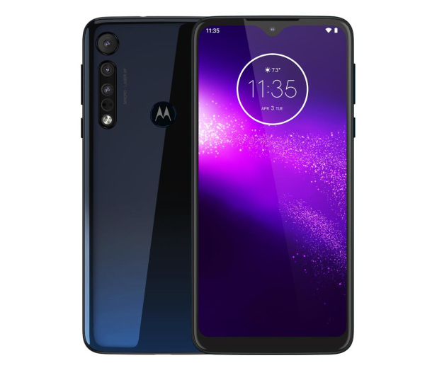Motorola One Macro 4/64GB Dual SIM IPX2 Space Blue + etui - 527985 - zdjęcie